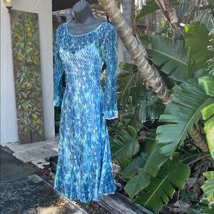 Komarov lace, Monet inspired dress